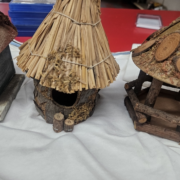 Rustic Birdhouse Set - Multicolor - Picture 4 of 14